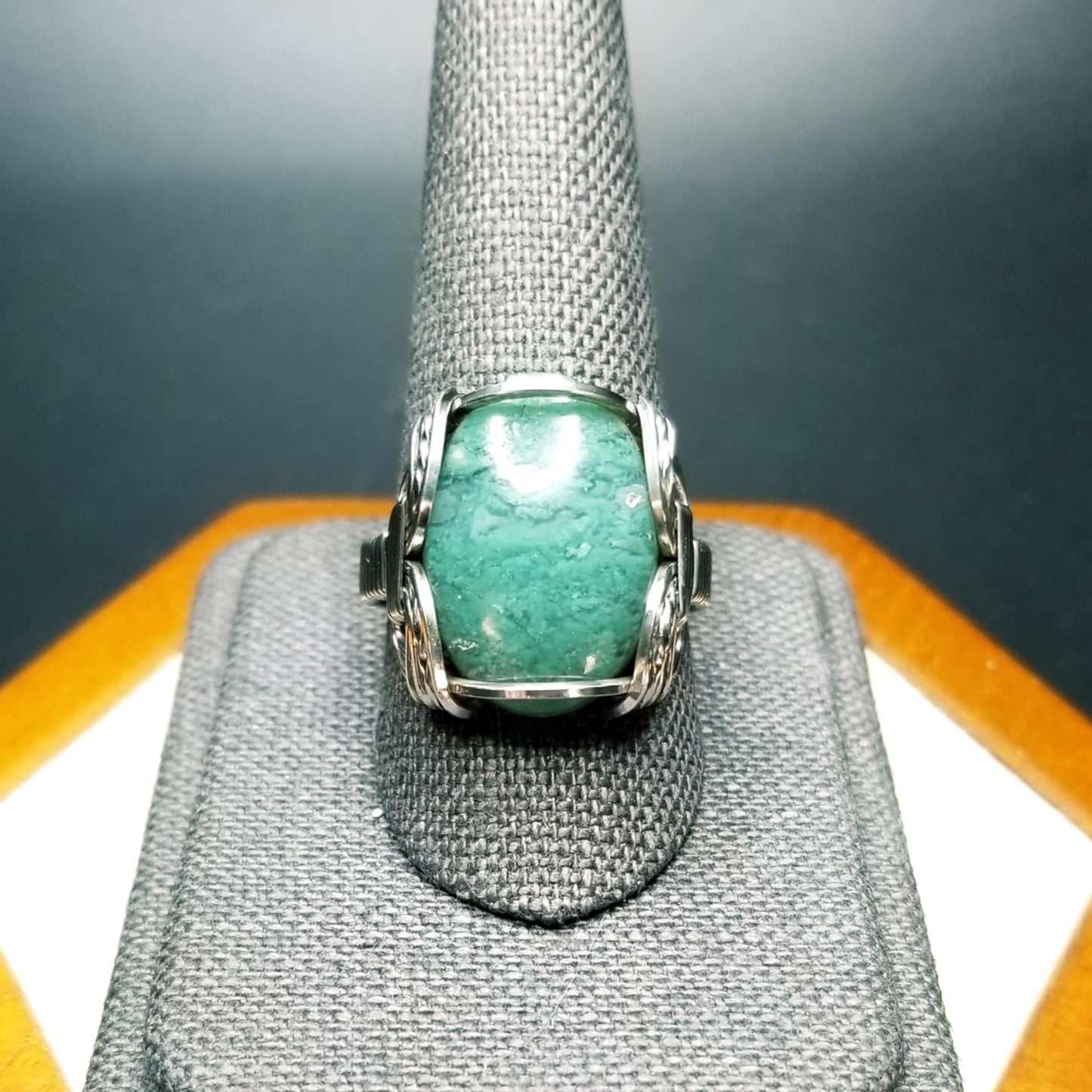 Mtoralite Silver Ring Size 11.5
