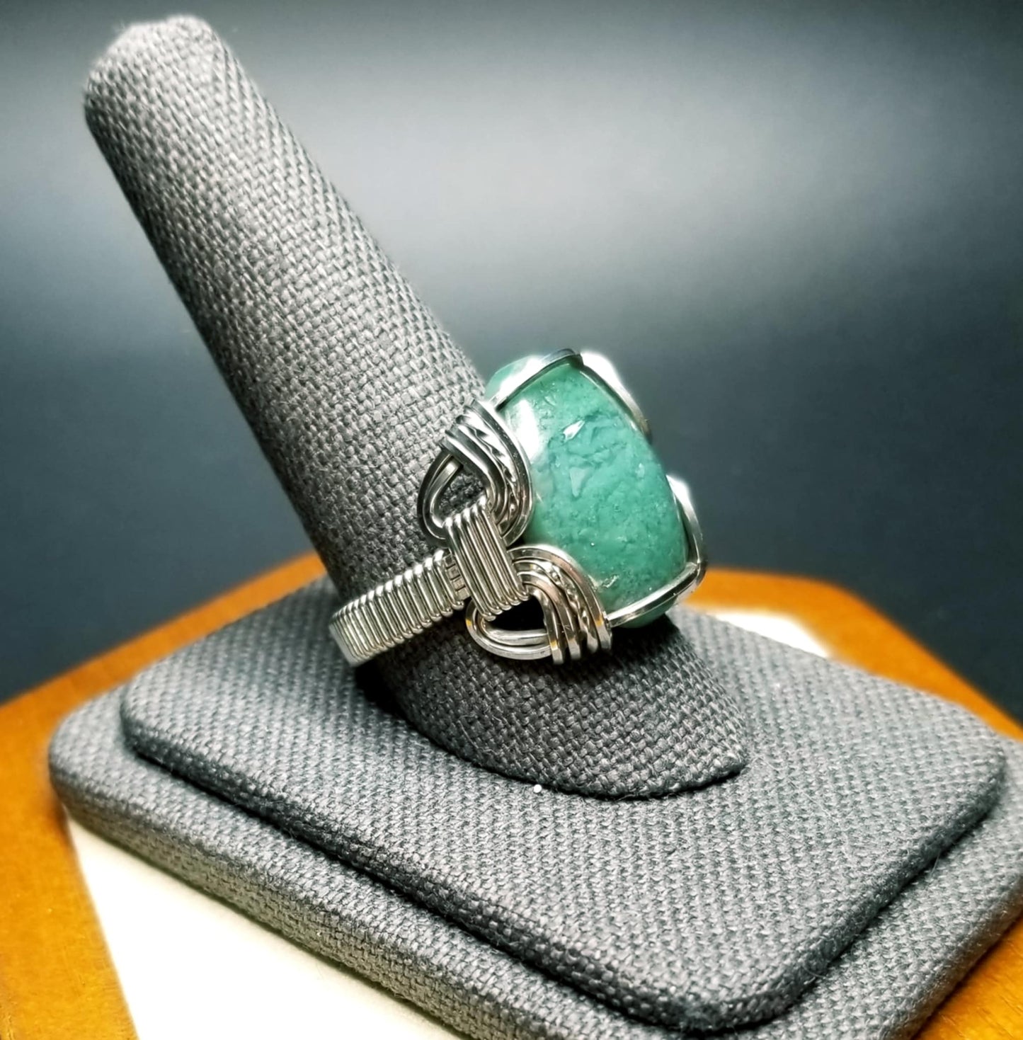 Mtoralite Silver Ring Size 11.5