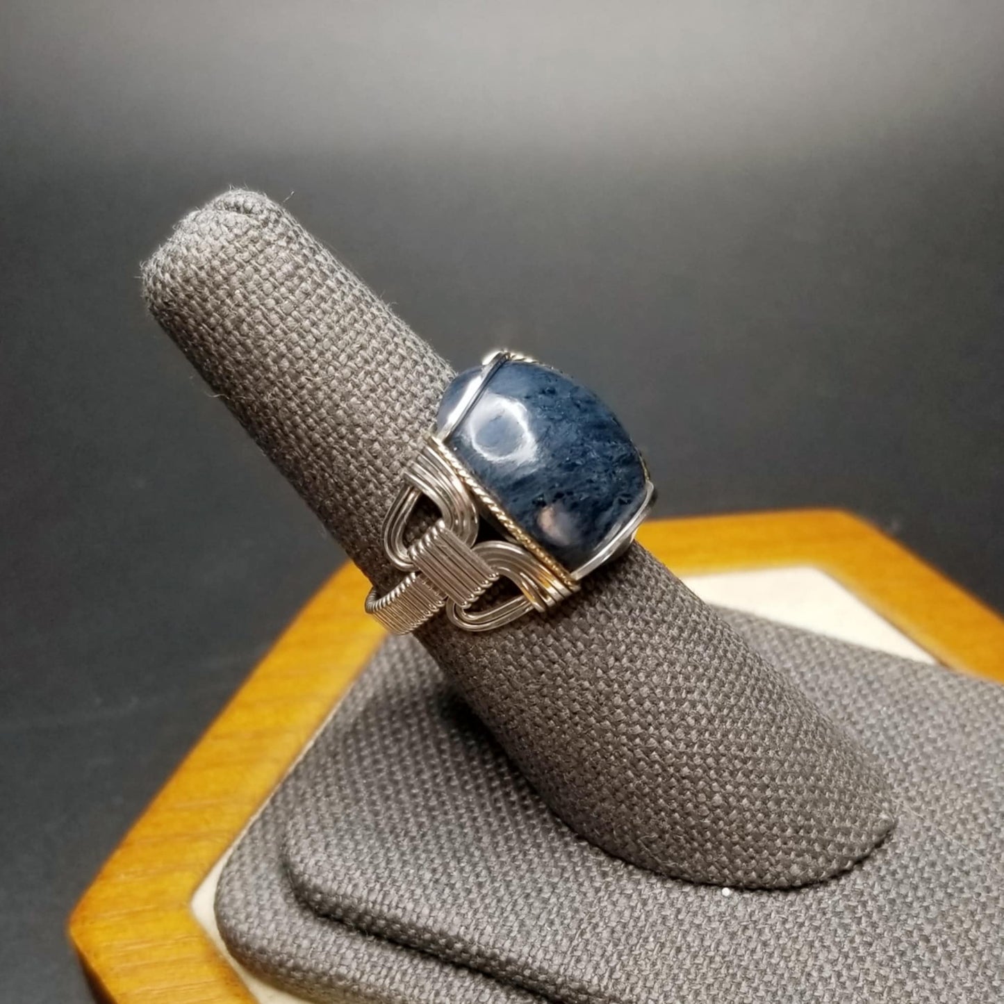 Rhodusite Silver Ring Size 6.5
